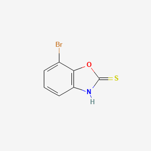molecular formula C7H4BrNOS B3198429 7-Bromobenzo[d]oxazole-2-thiol CAS No. 1013643-09-8