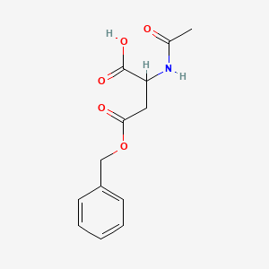 2-Acetamido-4-(benzyloxy)-4-oxobutanoic acid