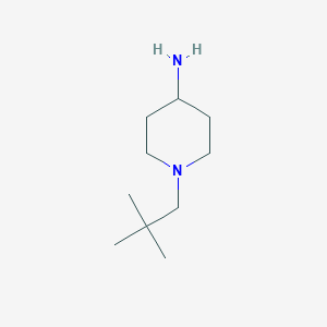 molecular formula C10H22N2 B3198503 1-Neopentylpiperidin-4-amine CAS No. 1014695-10-3