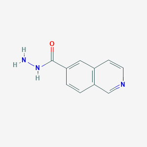 molecular formula C10H9N3O B3198510 Isoquinoline-6-carbohydrazide CAS No. 1015068-44-6