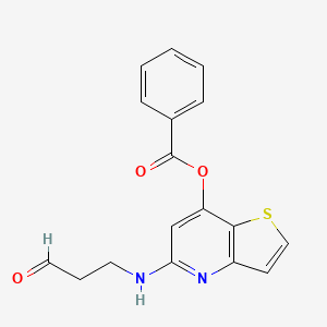 3-[[7-(benzoyloxy)thieno[3,2-b]pyridin-5-yl]amino]Propanal