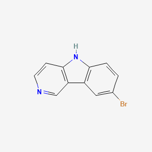 molecular formula C11H7BrN2 B3198528 8-bromo-5H-pyrido[4,3-b]indole CAS No. 1015460-56-6