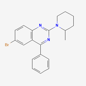 6-Bromo-2-(2-methylpiperidin-1-yl)-4-phenylquinazoline