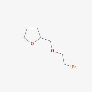 molecular formula C7H13BrO2 B3198639 2-[(2-Bromoethoxy)methyl]oxolane CAS No. 1016495-44-5