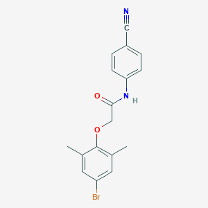 2-(4-bromo-2,6-dimethylphenoxy)-N-(4-cyanophenyl)acetamide