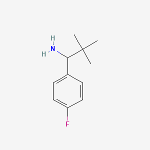 1-(4-Fluorophenyl)-2,2-dimethylpropan-1-amine