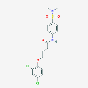 4-(2,4-dichlorophenoxy)-N-{4-[(dimethylamino)sulfonyl]phenyl}butanamide