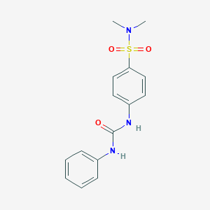 4-[(anilinocarbonyl)amino]-N,N-dimethylbenzenesulfonamide