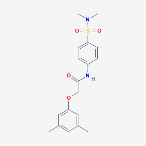 N-{4-[(dimethylamino)sulfonyl]phenyl}-2-(3,5-dimethylphenoxy)acetamide