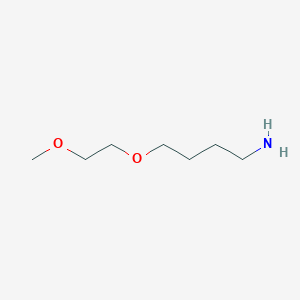 molecular formula C7H17NO2 B3198978 1-(4-氨基丁氧基)-2-甲氧基乙烷 CAS No. 1016723-60-6