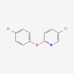 molecular formula C11H7BrClNO B3199092 2-(4-Bromophenoxy)-5-chloropyridine CAS No. 1016769-83-7