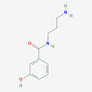 molecular formula C10H14N2O2 B3199102 N-(3-氨基丙基)-3-羟基苯甲酰胺 CAS No. 1016770-44-7