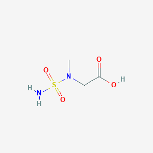 molecular formula C3H8N2O4S B3199144 2-[Methyl(sulfamoyl)amino]acetic acid CAS No. 1016775-64-6