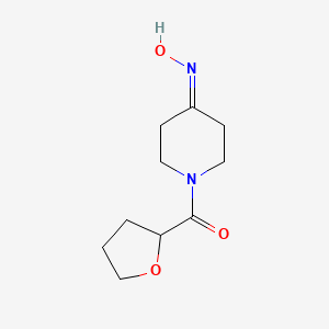 N-[1-(oxolane-2-carbonyl)piperidin-4-ylidene]hydroxylamine