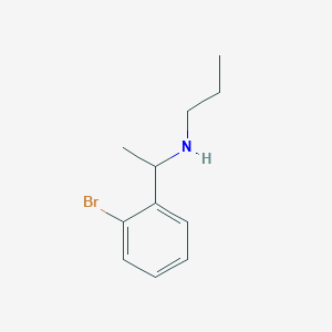 [1-(2-Bromophenyl)ethyl](propyl)amine