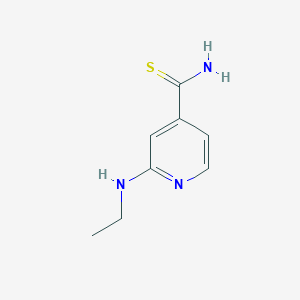molecular formula C8H11N3S B3199244 2-(Ethylamino)pyridine-4-carbothioamide CAS No. 1016812-14-8