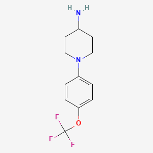 1-[4-(Trifluoromethoxy)phenyl]piperidin-4-amine