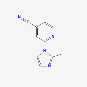 2-(2-methyl-1H-imidazol-1-yl)pyridine-4-carbonitrile