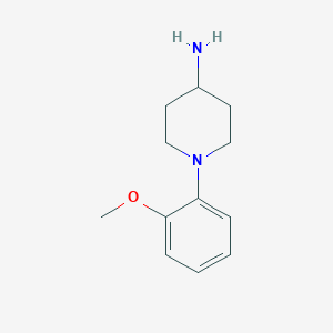 molecular formula C12H18N2O B3199407 1-(2-Methoxyphenyl)piperidin-4-amine CAS No. 1016843-47-2