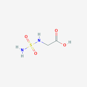 molecular formula C2H6N2O4S B3199448 2-(Sulfamoylamino)acetic acid CAS No. 1016857-92-3