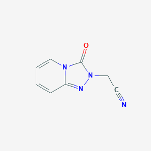 2-{3-oxo-2H,3H-[1,2,4]triazolo[4,3-a]pyridin-2-yl}acetonitrile