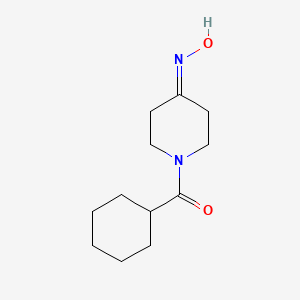 molecular formula C12H20N2O2 B3199539 N-(1-cyclohexanecarbonylpiperidin-4-ylidene)hydroxylamine CAS No. 1016888-04-2