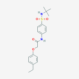 N-[4-(tert-butylsulfamoyl)phenyl]-2-(4-ethylphenoxy)acetamide