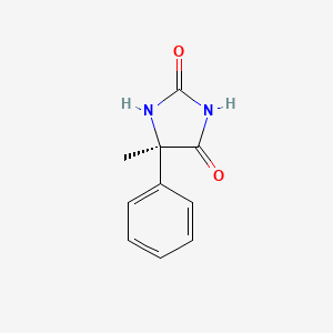 molecular formula C10H10N2O2 B3199575 (5R)-5-methyl-5-phenylimidazolidine-2,4-dione CAS No. 101693-73-6