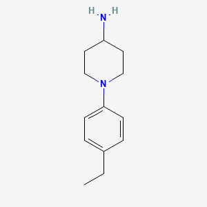 molecular formula C13H20N2 B3199694 1-(4-乙基苯基)哌啶-4-胺 CAS No. 1017036-75-7