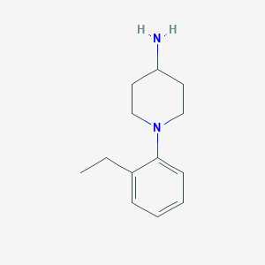 molecular formula C13H20N2 B3199713 1-(2-乙基苯基)哌啶-4-胺 CAS No. 1017042-50-0