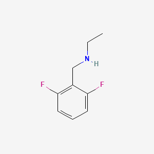 molecular formula C9H11F2N B3199737 [(2,6-Difluorophenyl)methyl](ethyl)amine CAS No. 1017047-88-9