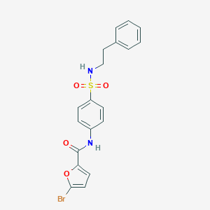 5-bromo-N-(4-{[(2-phenylethyl)amino]sulfonyl}phenyl)-2-furamide