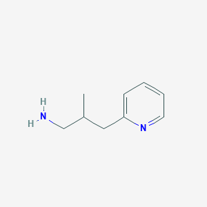 2-Methyl-3-(pyridin-2-yl)propan-1-amine