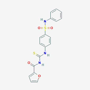 N-{[4-(phenylsulfamoyl)phenyl]carbamothioyl}furan-2-carboxamide