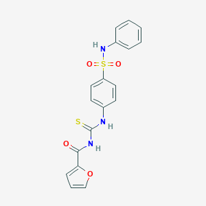 N-[[4-(phenylsulfamoyl)phenyl]carbamothioyl]furan-2-carboxamide