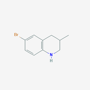 molecular formula C10H12BrN B3200023 6-Bromo-3-methyl-1,2,3,4-tetrahydroquinoline CAS No. 1017336-71-8
