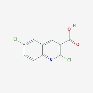 molecular formula C10H5Cl2NO2 B3200050 2,6-Dichloroquinoline-3-carboxylic acid CAS No. 1017378-98-1