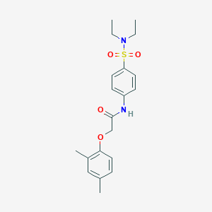 N-[4-(diethylsulfamoyl)phenyl]-2-(2,4-dimethylphenoxy)acetamide