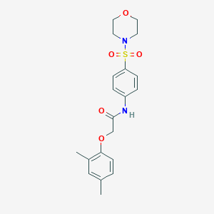 2-(2,4-dimethylphenoxy)-N-[4-(4-morpholinylsulfonyl)phenyl]acetamide