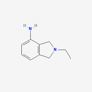 molecular formula C10H14N2 B3200074 2-ethyl-2,3-dihydro-1H-isoindol-4-amine CAS No. 1017388-28-1