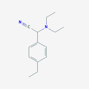 molecular formula C14H20N2 B3200078 2-(Diethylamino)-2-(4-ethylphenyl)acetonitrile CAS No. 1017388-30-5