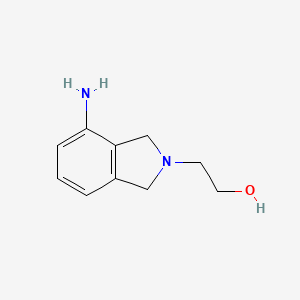 molecular formula C10H14N2O B3200085 2-(4-氨基-2,3-二氢-1H-异吲哚-2-基)乙醇 CAS No. 1017388-32-7