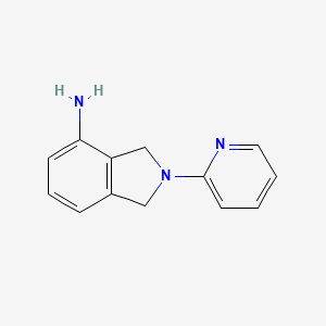 molecular formula C13H13N3 B3200091 2-(pyridin-2-yl)-2,3-dihydro-1H-isoindol-4-amine CAS No. 1017388-43-0
