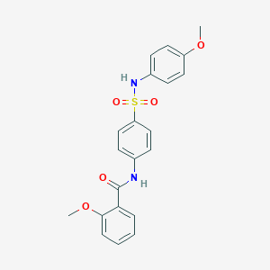 2-methoxy-N-(4-{[(4-methoxyphenyl)amino]sulfonyl}phenyl)benzamide