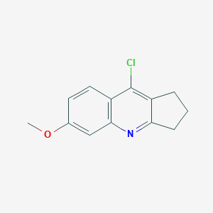 molecular formula C13H12ClNO B3200138 9-chloro-6-methoxy-2,3-dihydro-1H-cyclopenta[b]quinoline CAS No. 1017418-71-1