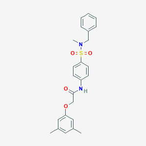 N-(4-{[benzyl(methyl)amino]sulfonyl}phenyl)-2-(3,5-dimethylphenoxy)acetamide