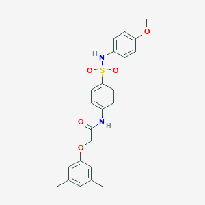 2-(3,5-dimethylphenoxy)-N-[4-[(4-methoxyphenyl)sulfamoyl]phenyl]acetamide