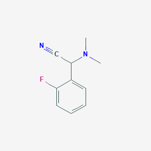 molecular formula C10H11FN2 B3200194 2-(Dimethylamino)-2-(2-fluorophenyl)acetonitrile CAS No. 1017450-89-3