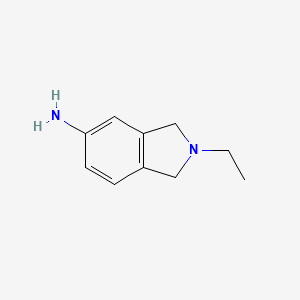 molecular formula C10H14N2 B3200224 2-ethyl-2,3-dihydro-1H-isoindol-5-amine CAS No. 1017463-79-4