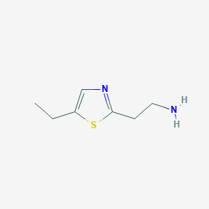 molecular formula C7H12N2S B3200226 2-(5-Ethyl-1,3-thiazol-2-yl)ethan-1-amine CAS No. 1017463-86-3
